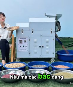 Máy rang hạt đa năng rang mọi loại nguyên liệu năng suất cao