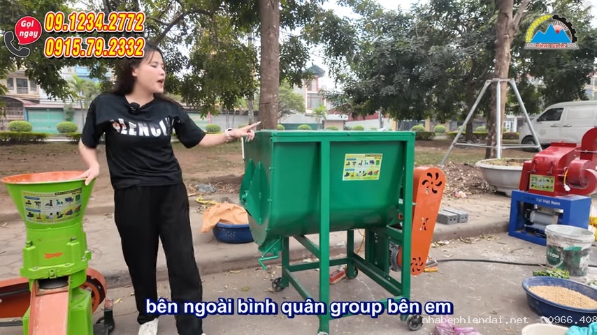 MÁY TRỘN BỘT – MÁY TRỘN CÁM TRỤC NGANG MT50 CỬA DỌC