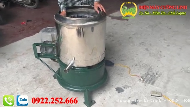 Máy Vắt Ly Tâm Tinh Bột Nghệ, Sắn Dây Inox Chạy Điện
