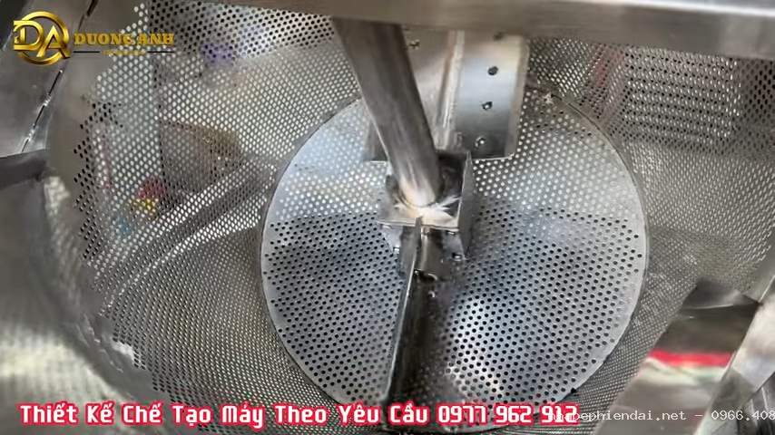 Máy chảo chiên công nghiệp tự động đảo liệu và nâng đổ