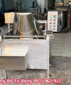 Máy chảo chiên công nghiệp tự động đảo liệu và nâng đổ