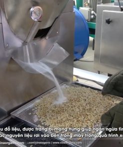 Máy rang hạt bí, máy rang ngũ cốc 10kg/mẻ