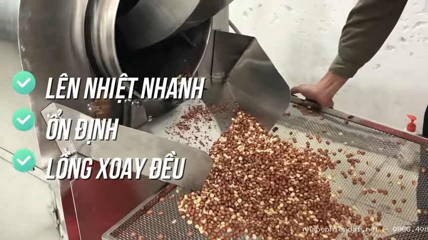 Máy rang hạt điều có giá bao nhiêu