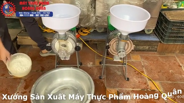 Máy xay bột gạo nước mini làm bánh trôi, bánh nếp tiện dụng
