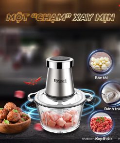 Máy xay thịt đa năng 3.1 ELEGANT nhập khẩu Đức – xử lý thịt, tỏi, trứng trong một thiết bị