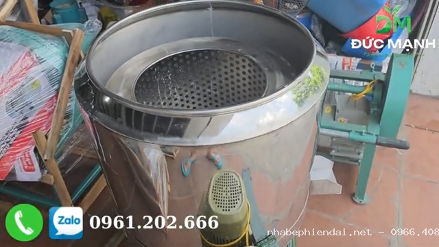 Máy xay vắt ly tâm 60 lít – xay vắt nghệ và tách nước nguyên liệu