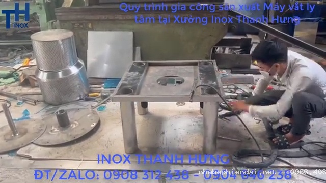 Quy Trình Gia Công Máy Vắt Ly Tâm Inox
