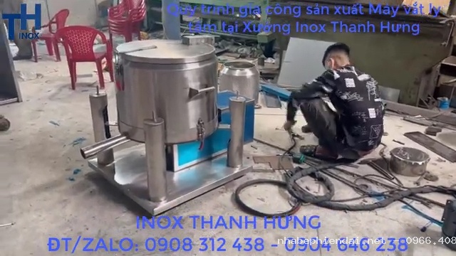 Quy Trình Gia Công Máy Vắt Ly Tâm Inox