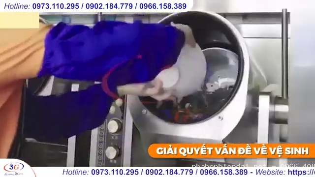 Máy rang cơm xào rau tự động giá rẻ, chất lượng cho bếp công nghiệp