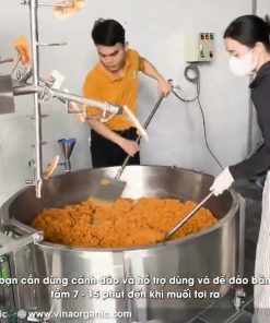 Máy rang muối tôm Tây Ninh 20kg chuyên rang muối ớt, muối tôm, gia vị khô công nghiệp