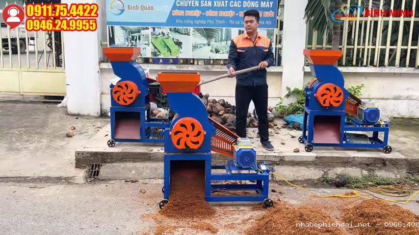 Máy Băm Xơ Dừa – Cơ Hội Kinh Doanh Mùn Dừa Cuối Năm Hiệu Quả