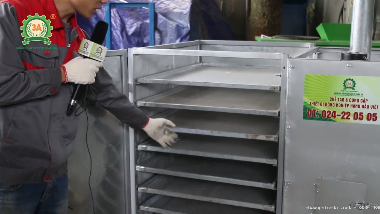 Hướng Dẫn Dùng Máy Sấy Nông Sản Bằng Củi 18 Ngăn Sấy Trái Cây, Rau Củ, Dược Liệu