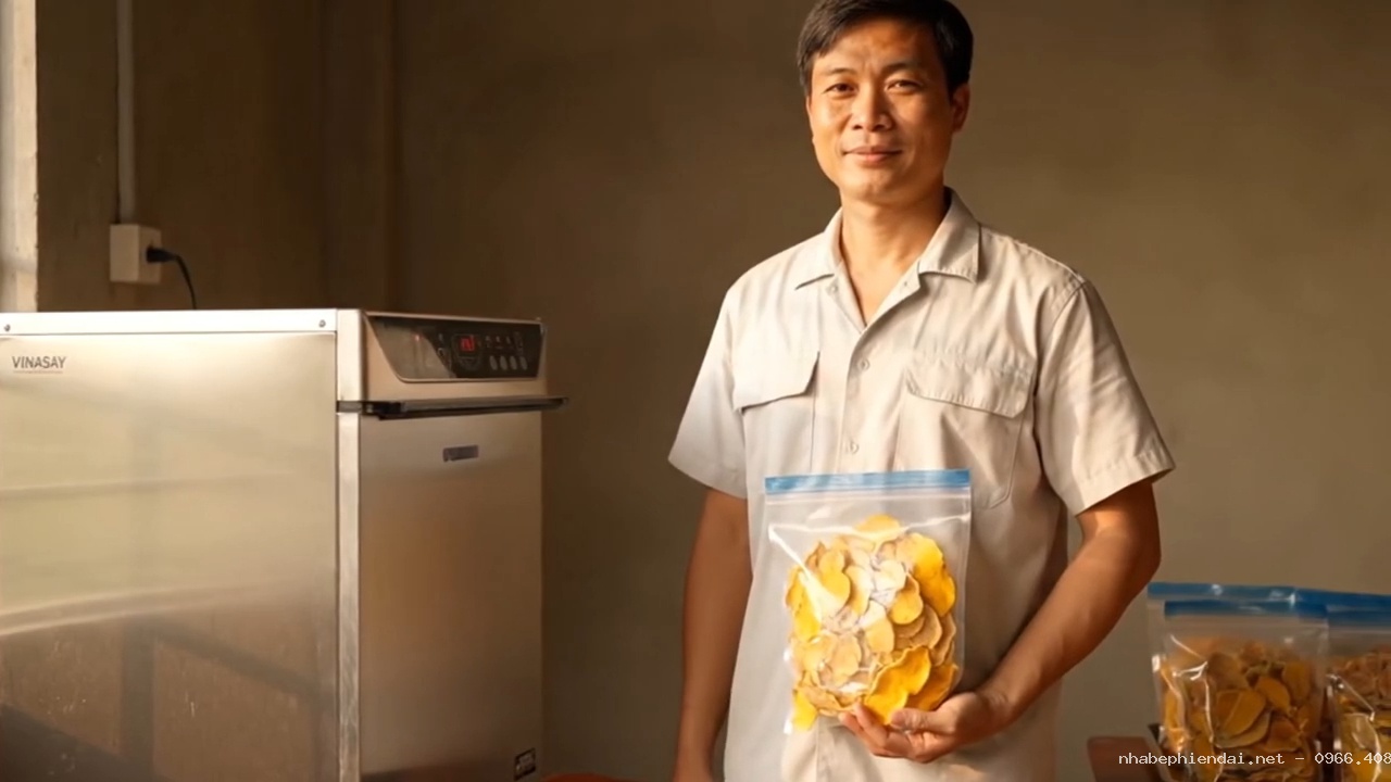 Máy Sấy Trái Cây Khô 16 Khay