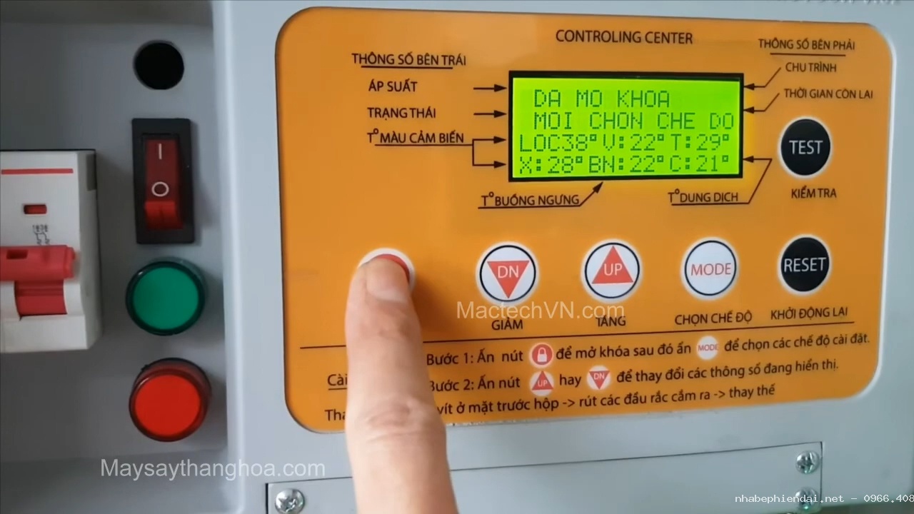 Máy sấy thăng hoa 10kg MST100