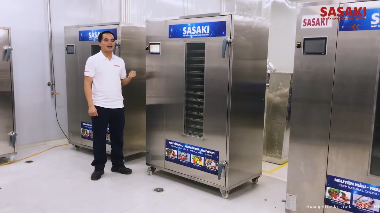 Máy sấy lạnh SASAKI với 10 điểm nổi bật trong sấy nông sản và thực phẩm