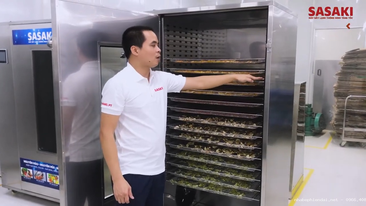 Máy sấy lạnh SASAKI với 10 điểm nổi bật trong sấy nông sản và thực phẩm