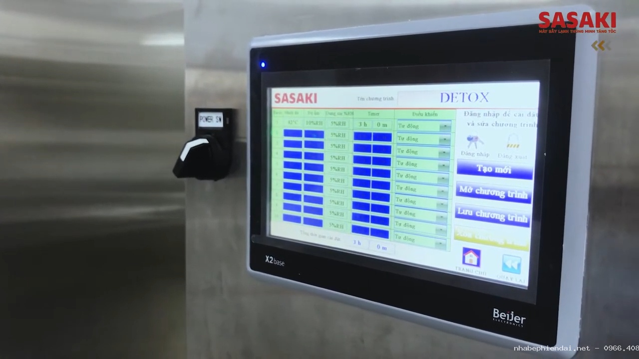 Máy sấy lạnh SASAKI với 10 điểm nổi bật trong sấy nông sản và thực phẩm