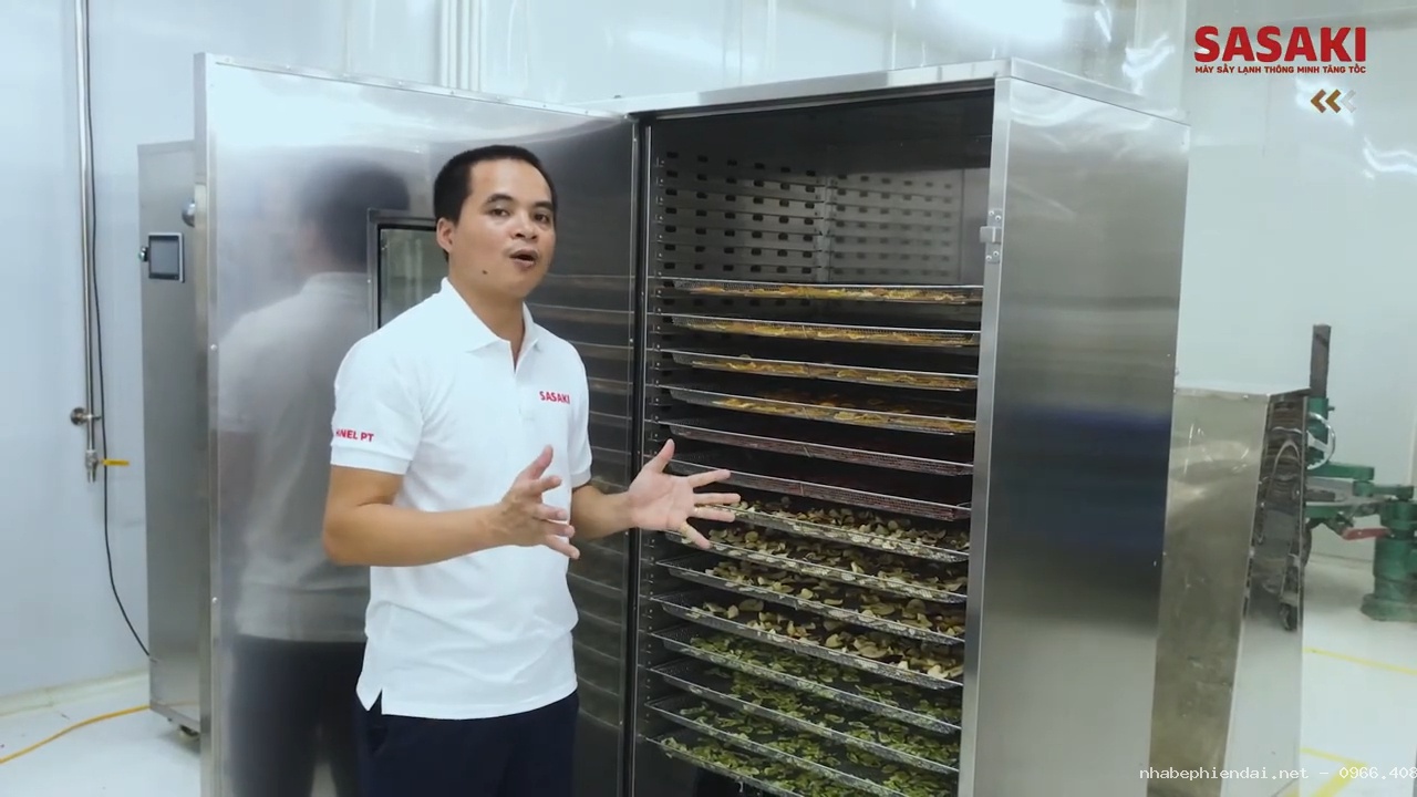 Máy sấy lạnh SASAKI với 10 điểm nổi bật trong sấy nông sản và thực phẩm
