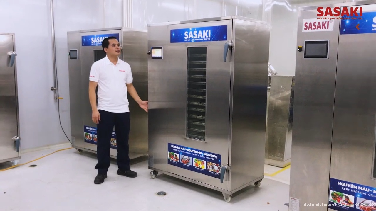 Máy sấy lạnh SASAKI với 10 điểm nổi bật trong sấy nông sản và thực phẩm