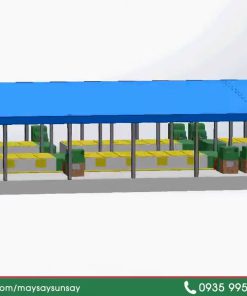 Máy Sấy Lúa Tĩnh Vỉ Ngang Năng Suất 150 Tấn/Mẻ - chi tiết máy 3