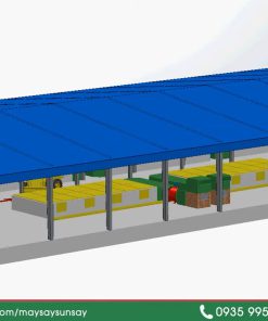 Máy Sấy Lúa Tĩnh Vỉ Ngang Năng Suất 150 Tấn/Mẻ