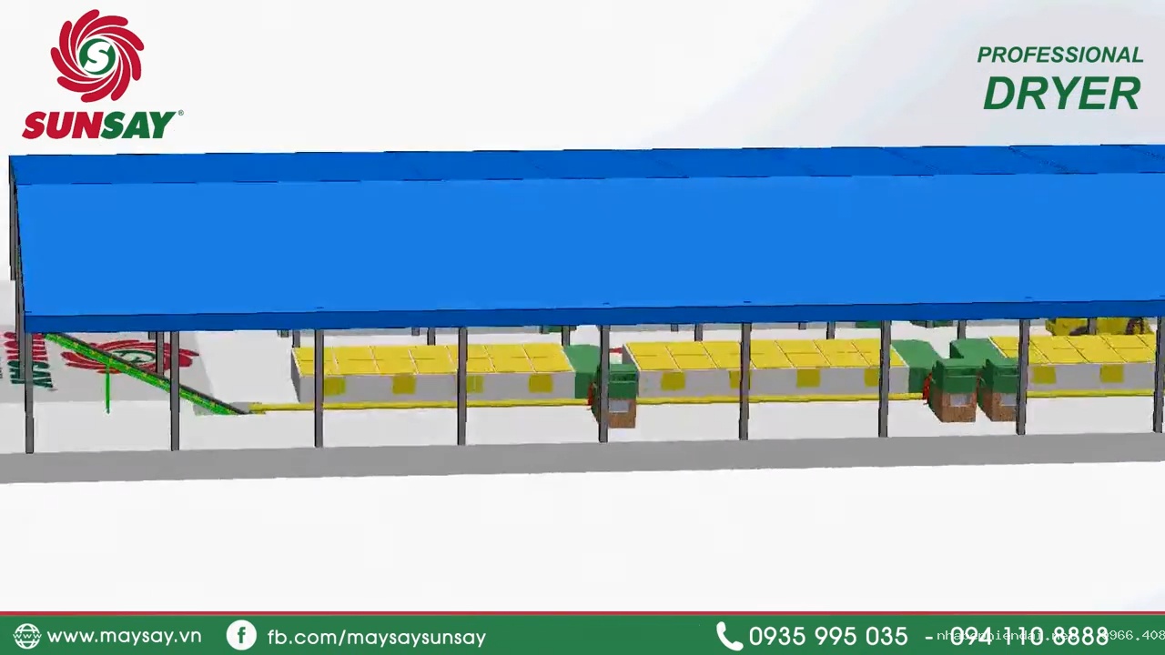 Máy Sấy Lúa Tĩnh Vỉ Ngang Năng Suất 150 Tấn/Mẻ