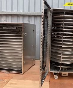 So Sánh Máy Sấy Thực Phẩm 16 Khay Vuông Và 16 Khay Tròn Tự Xoay