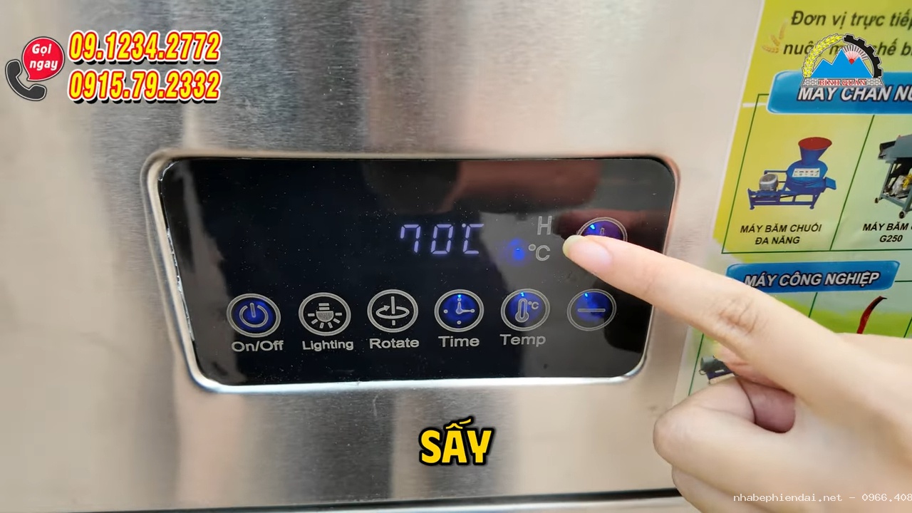 Máy Sấy Thực Phẩm 100Kg Bình Quân