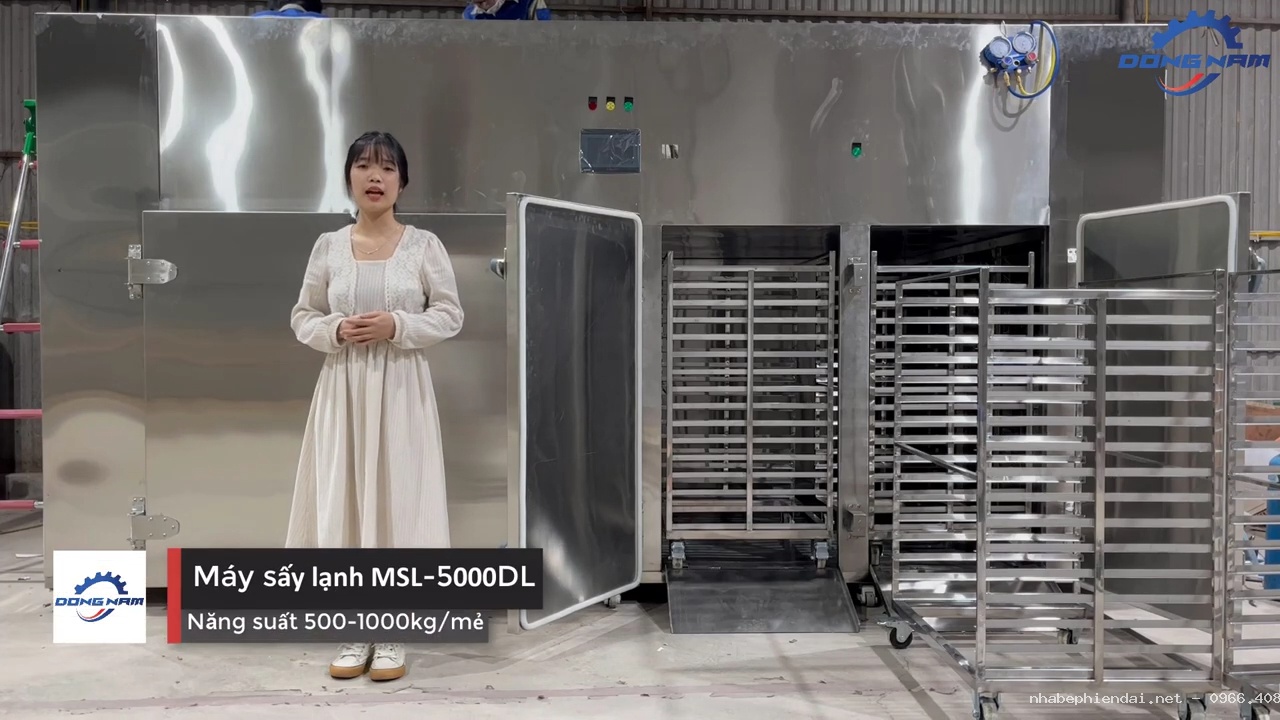 Máy Sấy Lạnh MSL5000 Phù Hợp Sấy Khô Dược Liệu, Hoa Quả, Thực Phẩm Dưới 500kg