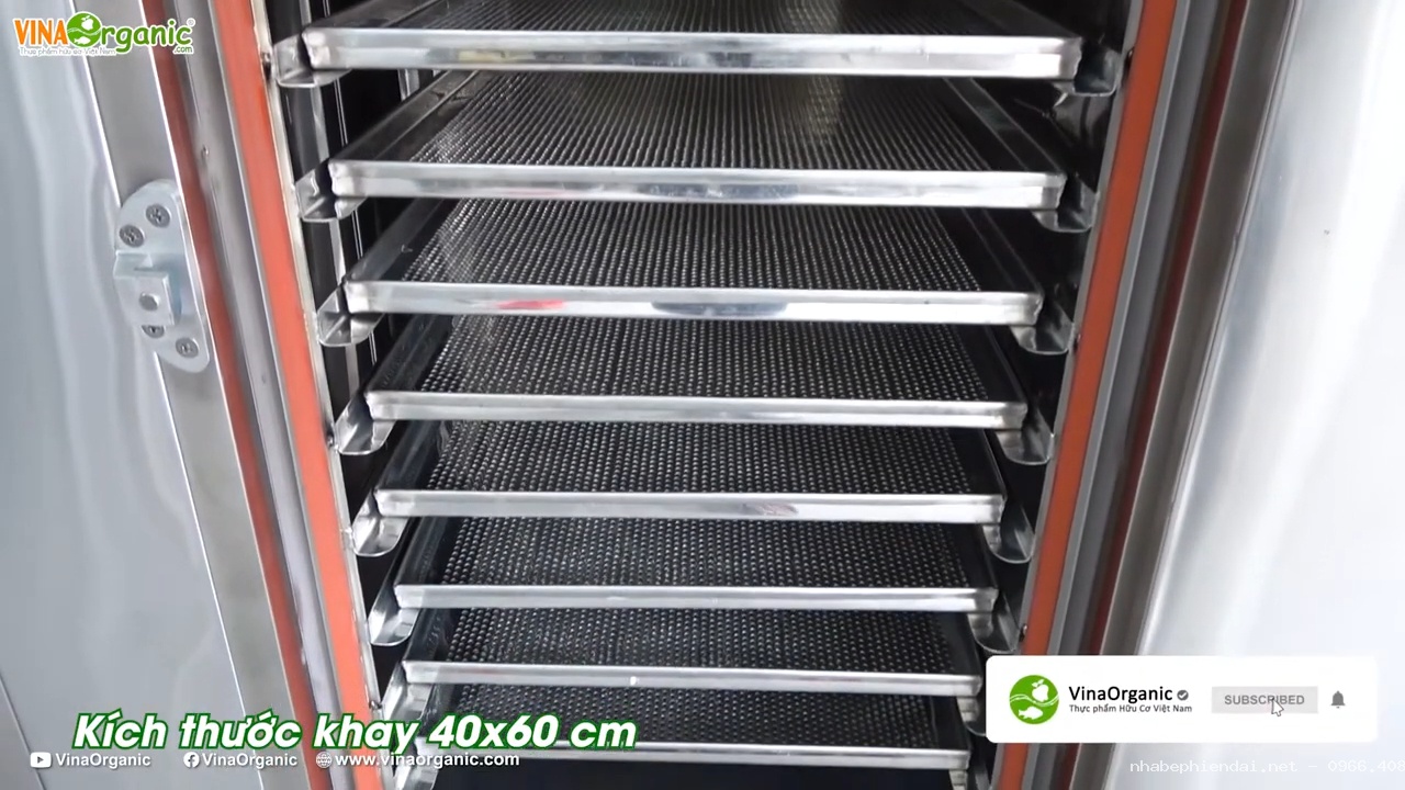 Máy sấy thực phẩm 40 khay inox 304