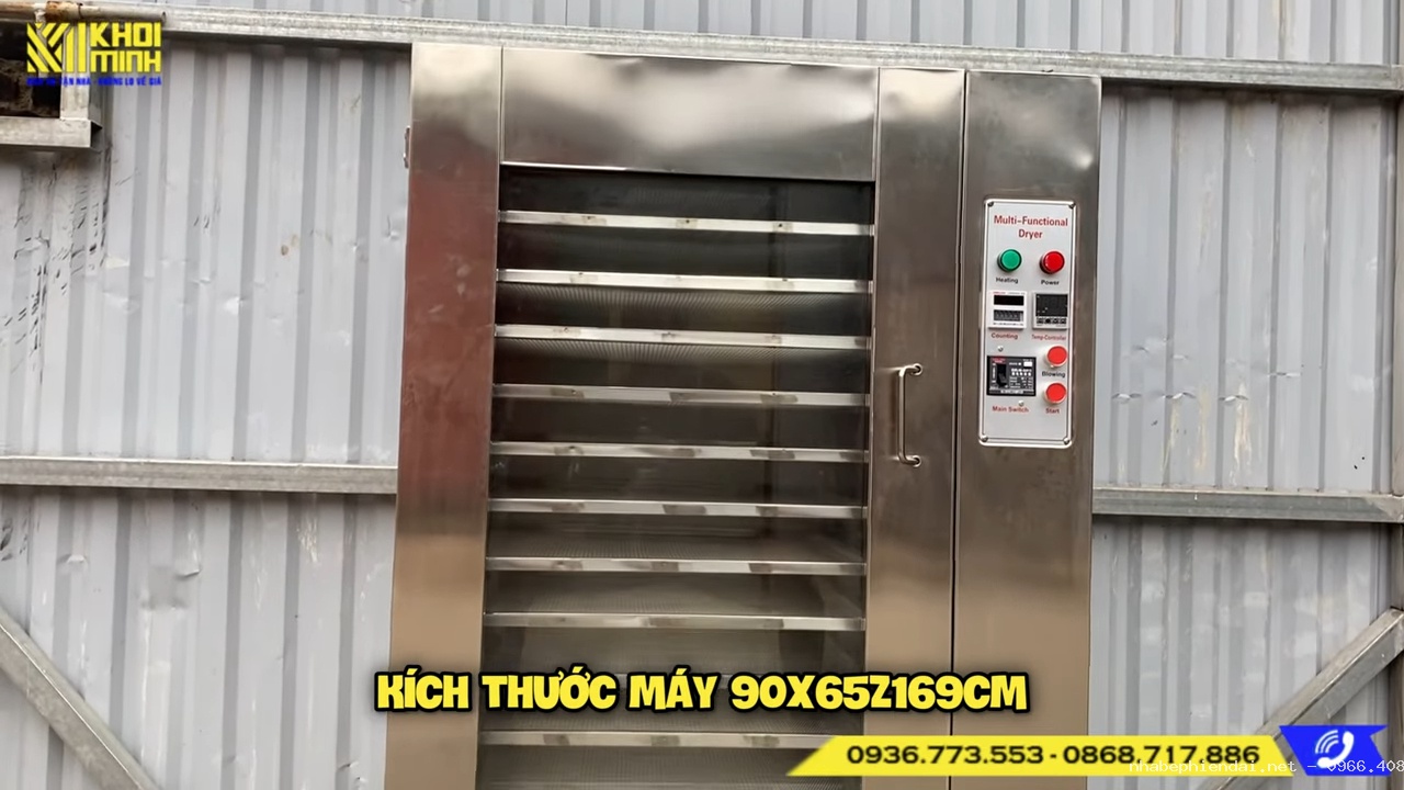 Máy sấy thực phẩm đa năng mini 20 khay inox 304