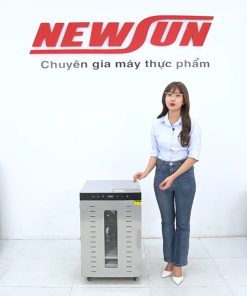 Máy sấy hoa quả 2 lớp 16 khay SS-16H bảng điều khiển điện tử