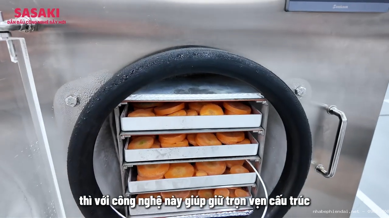 Máy sấy thăng hoa Freeze Dry giữ cấu trúc, màu sắc và giá trị của thành phẩm