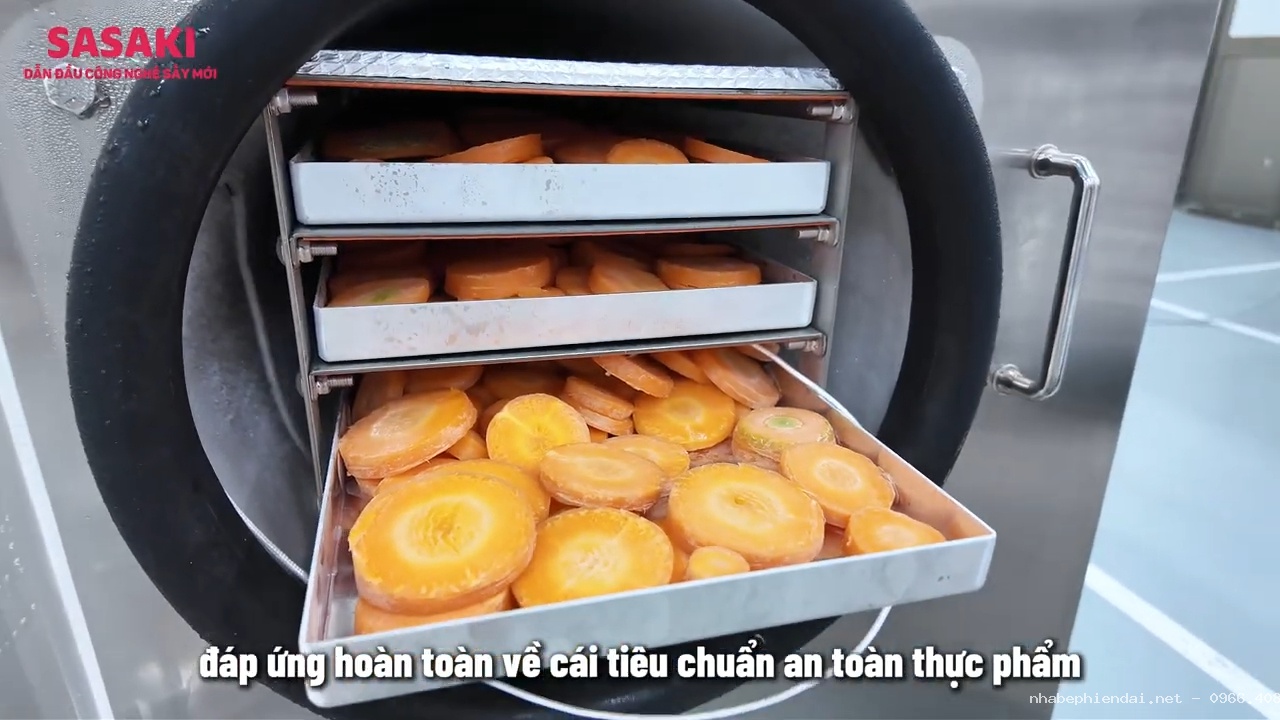 Máy sấy thăng hoa Freeze Dry giữ cấu trúc, màu sắc và giá trị của thành phẩm