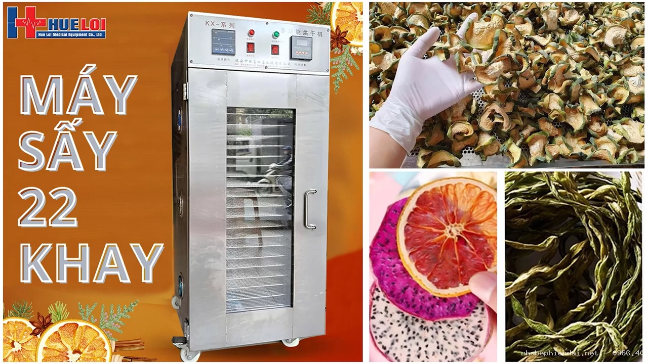 Máy Sấy Dược Liệu 1 Cửa 22 Tầng
