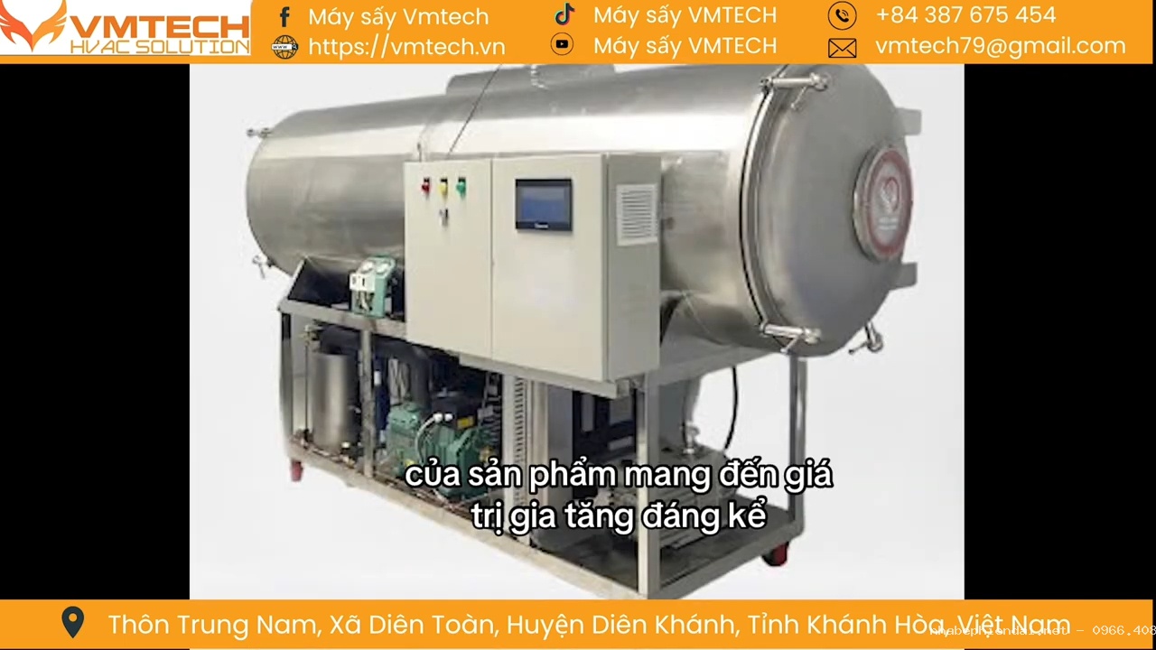 Máy Sấy Thực Phẩm Và Hệ Thống Bảo Quản Lạnh – Đông