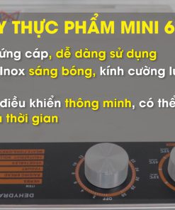 Tủ Sấy Thực Phẩm Mini 6 Khay - chi tiết máy 2