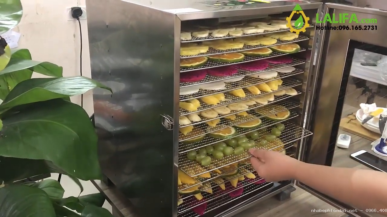 Hướng dẫn sử dụng máy sấy 16 khay tủ sấy hoa quả nông sản dược liệu