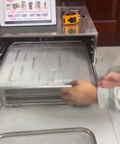 Máy sấy hoa quả sấy thực phẩm dược liệu hải sản 10 khay - chi tiết máy 2