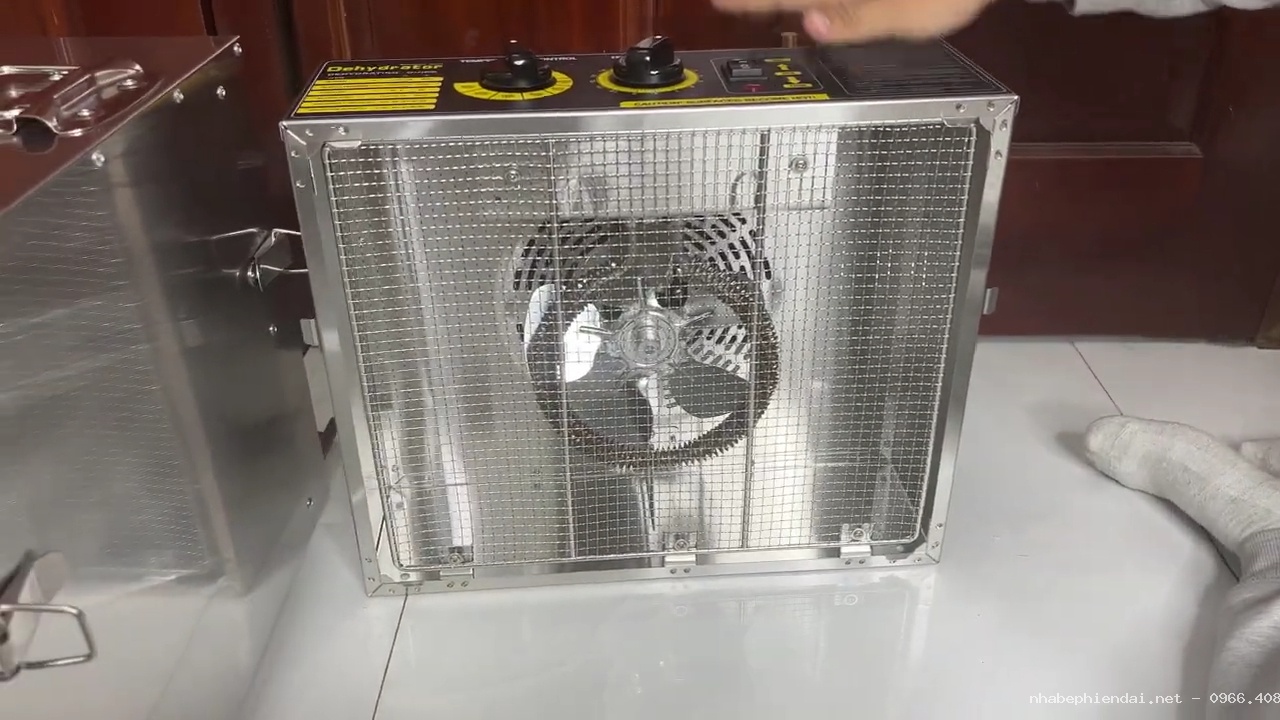 Máy sấy hoa quả sấy thực phẩm dược liệu hải sản 10 khay