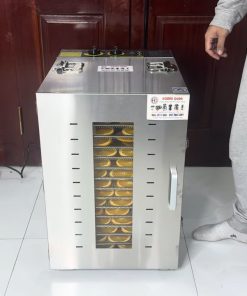 Máy sấy trái cây sấy hoa quả thực phẩm 16 khay