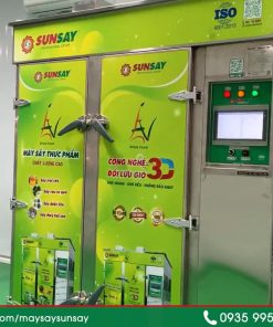 Máy sấy nhiệt đối lưu 80 khay tại Khánh Hoà