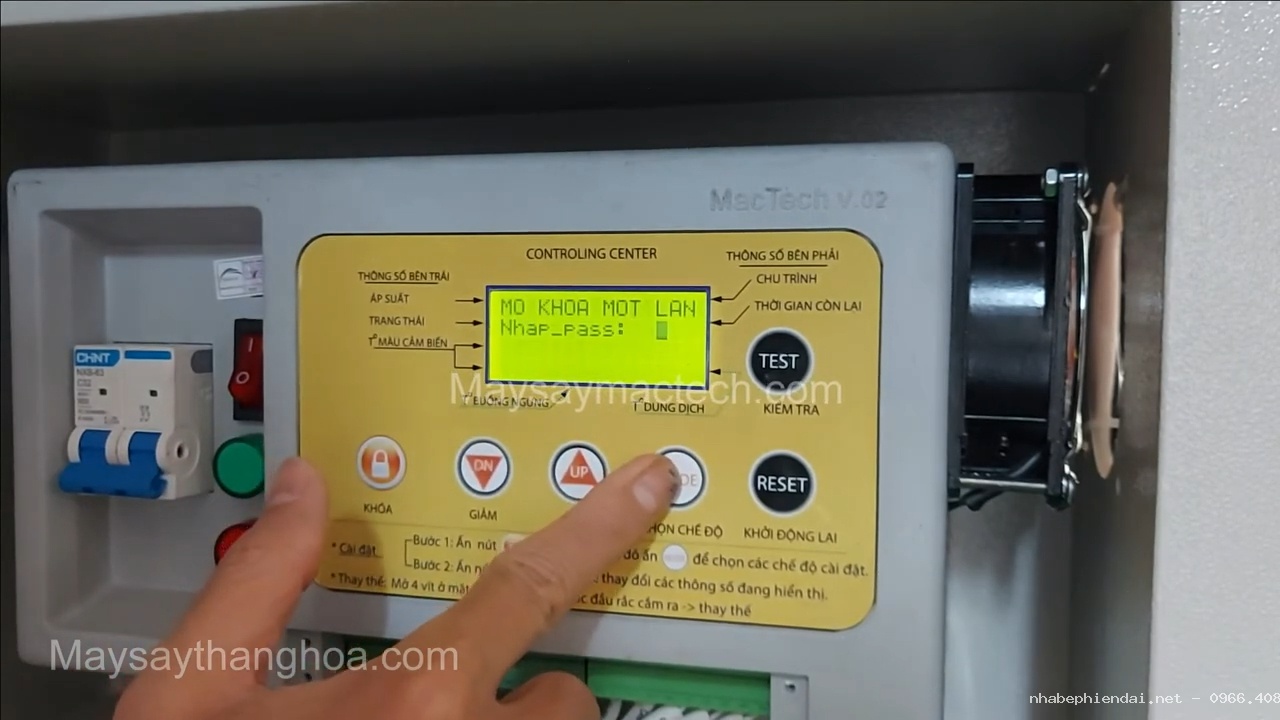 Bộ Điều Khiển Máy Sấy Thăng Hoa Và Hướng Dẫn Cài Đặt Thông Số