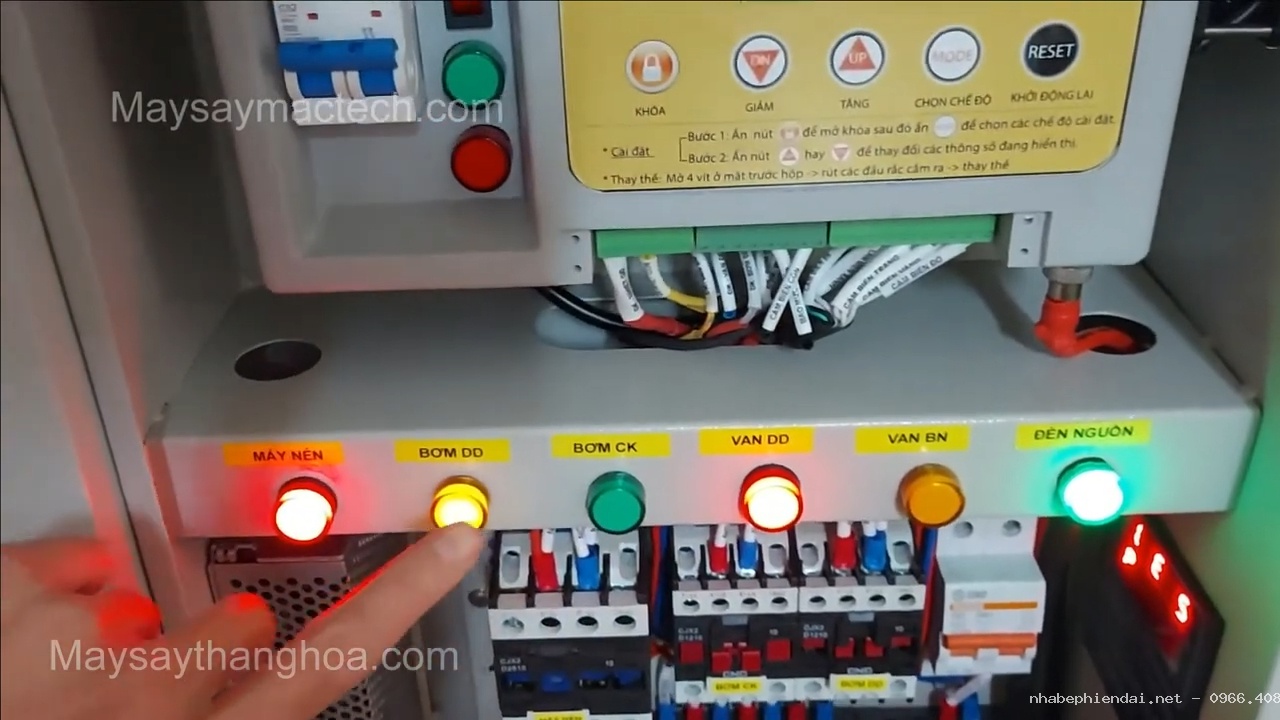 Bộ Điều Khiển Máy Sấy Thăng Hoa Và Hướng Dẫn Cài Đặt Thông Số