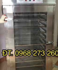 Tủ sấy dược liệu 10 khay vuông sấy nông sản, sấy thuốc nam
