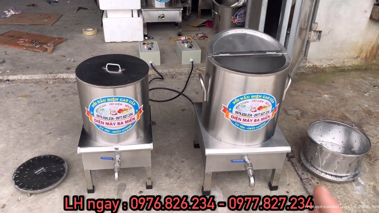 Nồi nấu phở công nghiệp inox 30L và 60L – Hướng dẫn sử dụng đúng cách, an toàn và tiết kiệm điện