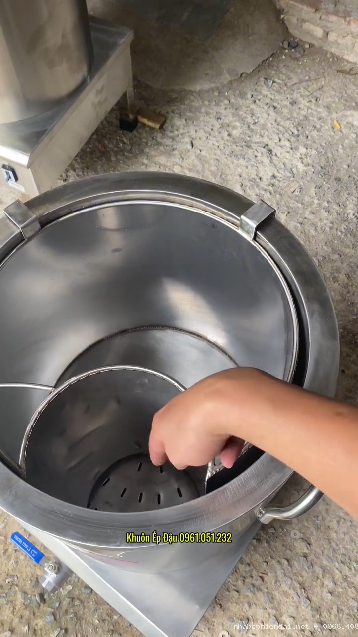 Nồi nấu hủ tiếu inox 60L đa năng – Ninh xương và trụng hủ tiếu trong cùng một thiết bị