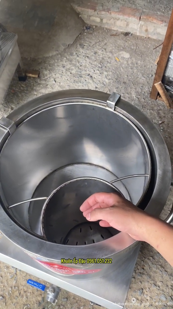 Nồi nấu hủ tiếu inox 60L đa năng – Ninh xương và trụng hủ tiếu trong cùng một thiết bị