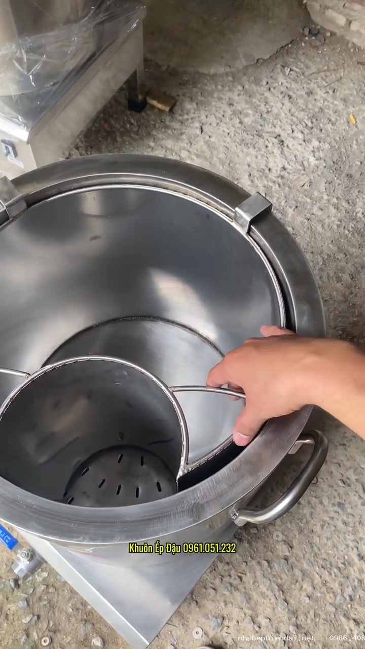 Nồi nấu hủ tiếu inox 60L đa năng – Ninh xương và trụng hủ tiếu trong cùng một thiết bị