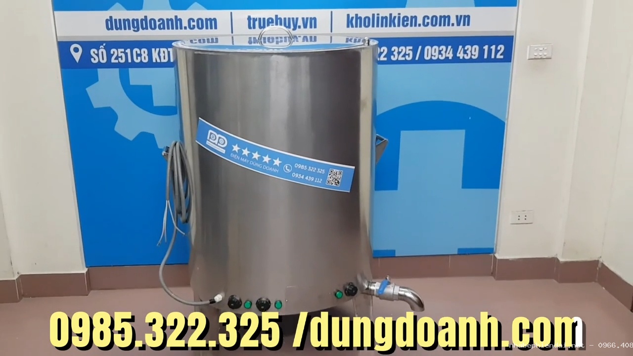 Nồi nấu cám lợn 300L inox 304 truyền nhiệt bằng dầu